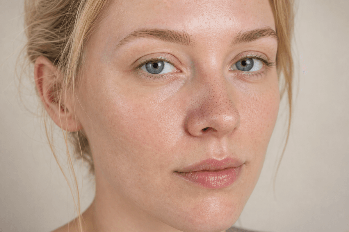 How to get rid of blackheads on your nose - example skin