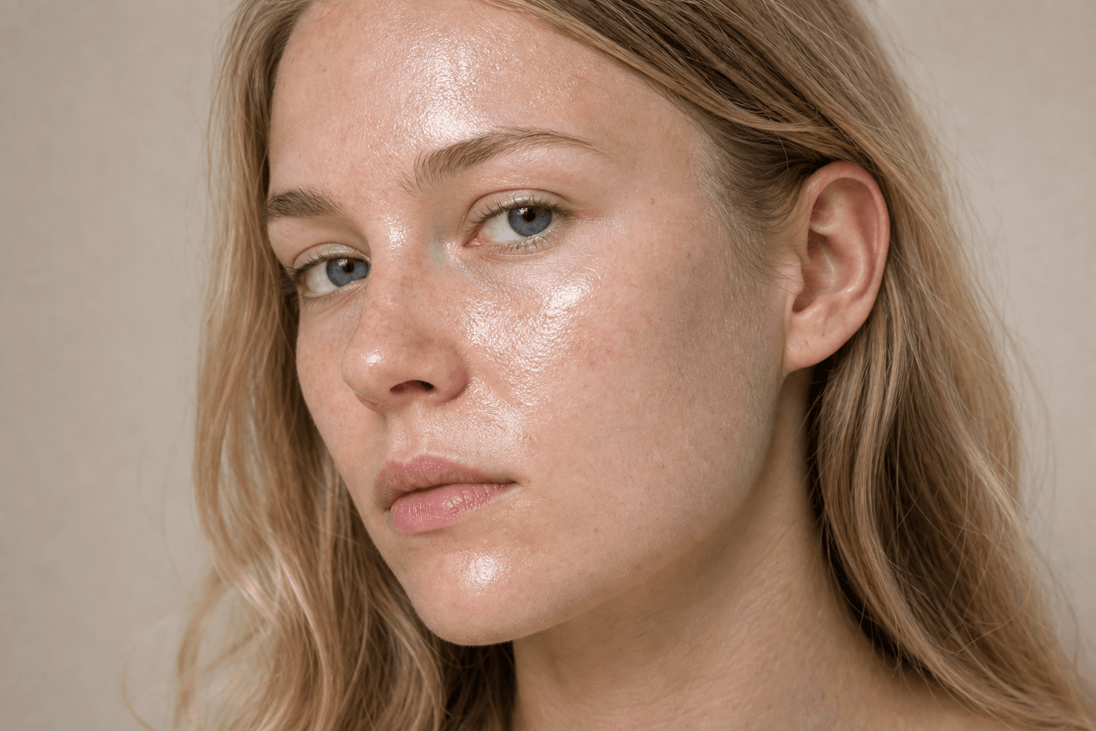 How to get rid of oily skin without stripping your face - example skin