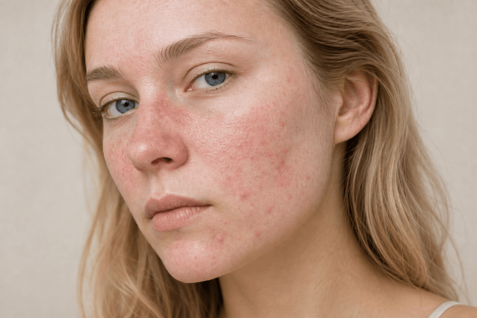 Rosacea acne: the bumps that are not always acne - example skin