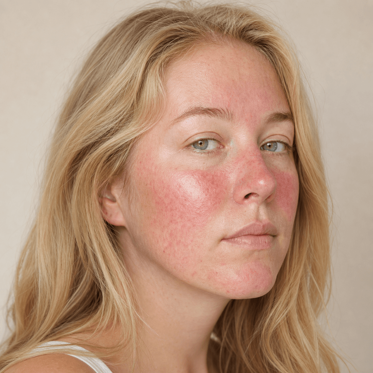Rosacea triggers: how to find yours without living in fear - example skin