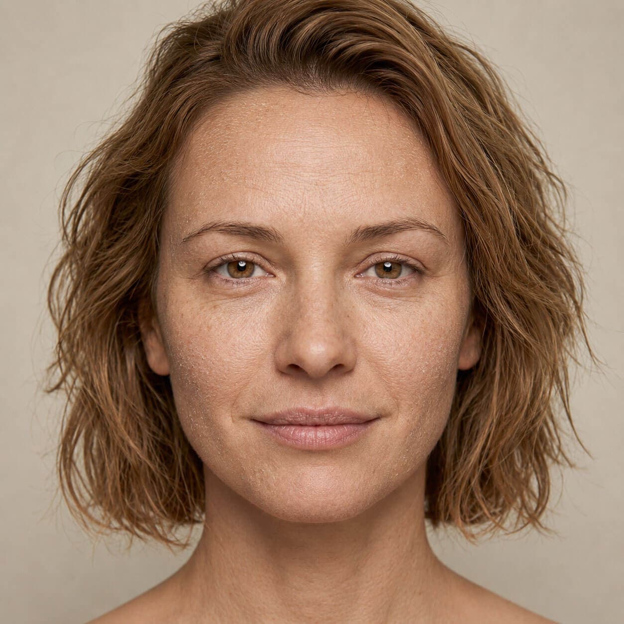 Dry skin — skin example