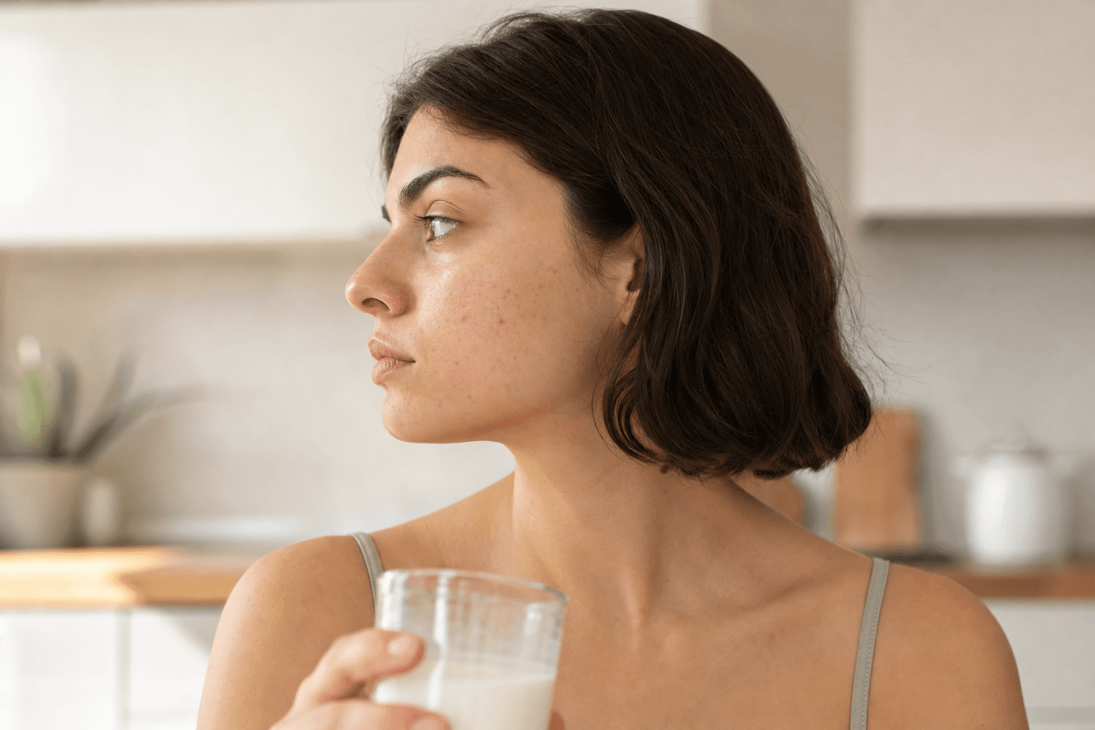 Milk and acne: what the evidence really says - example skin