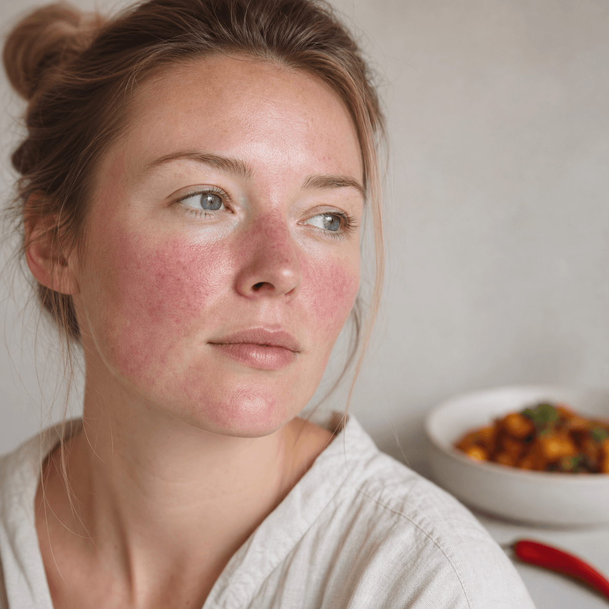 Rosacea e cibi piccanti: gusto sì, divieti automatici no