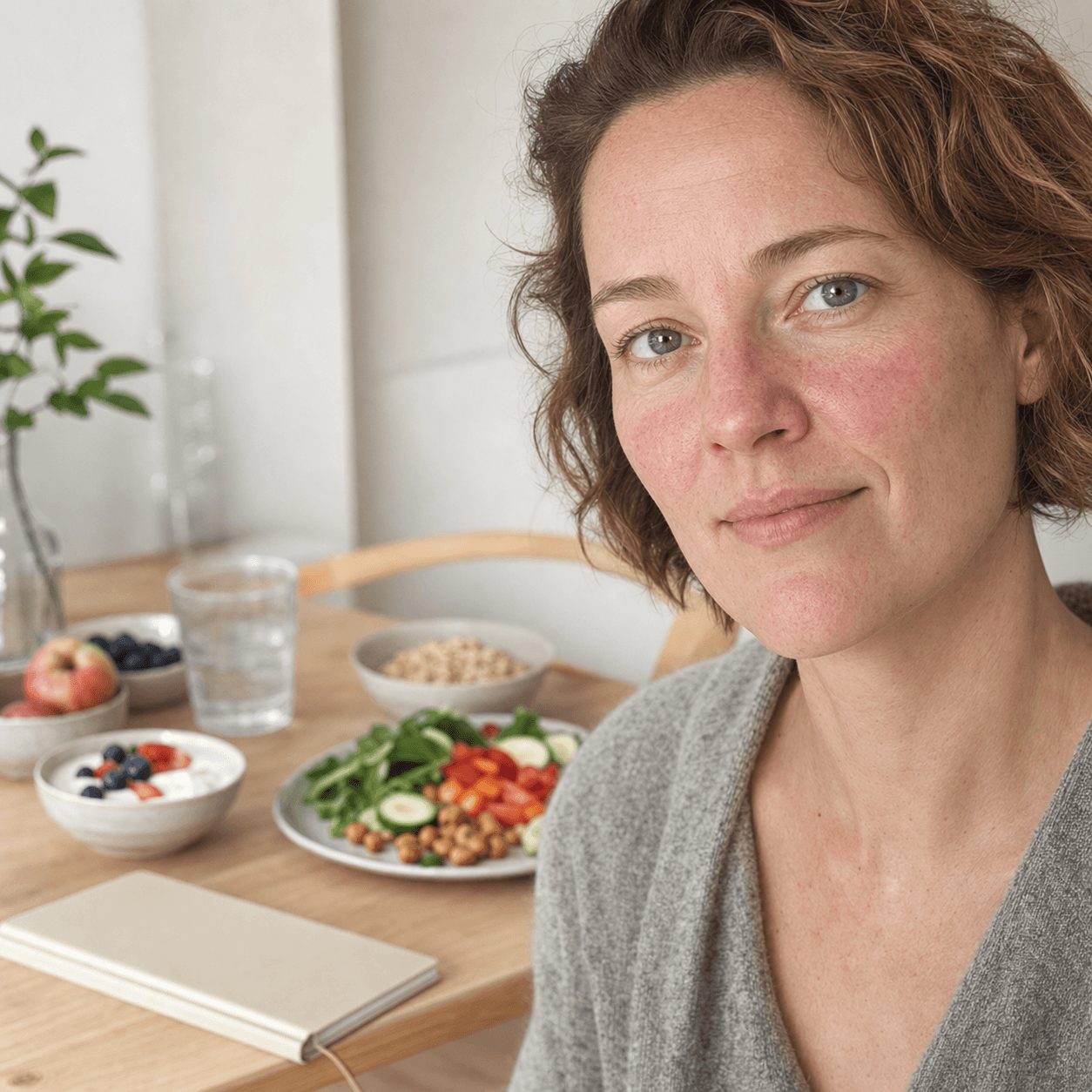 Miti su dieta e rosacea: osservare senza temere il cibo