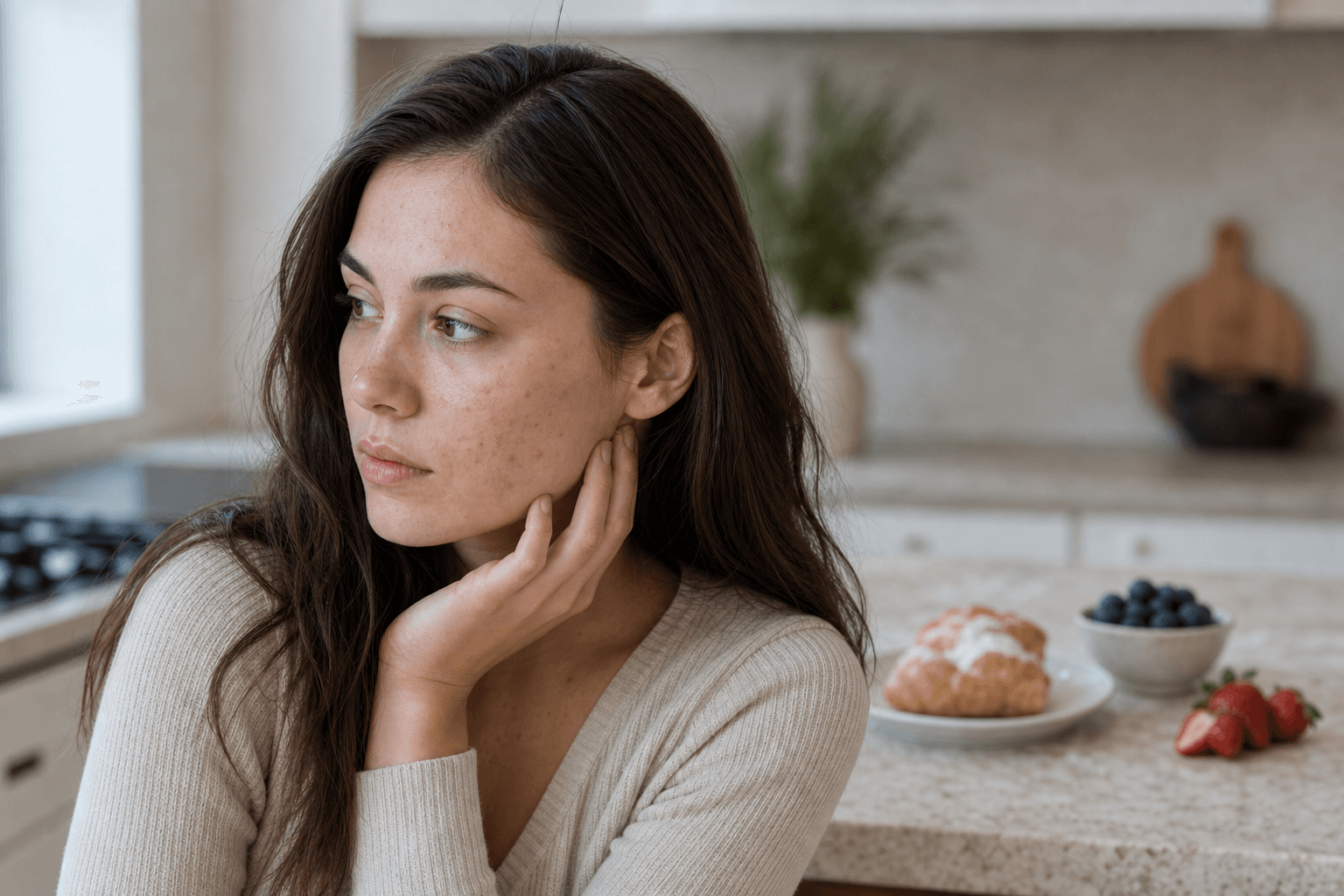 Sugar and acne: the glycemic load link explained simply - example skin