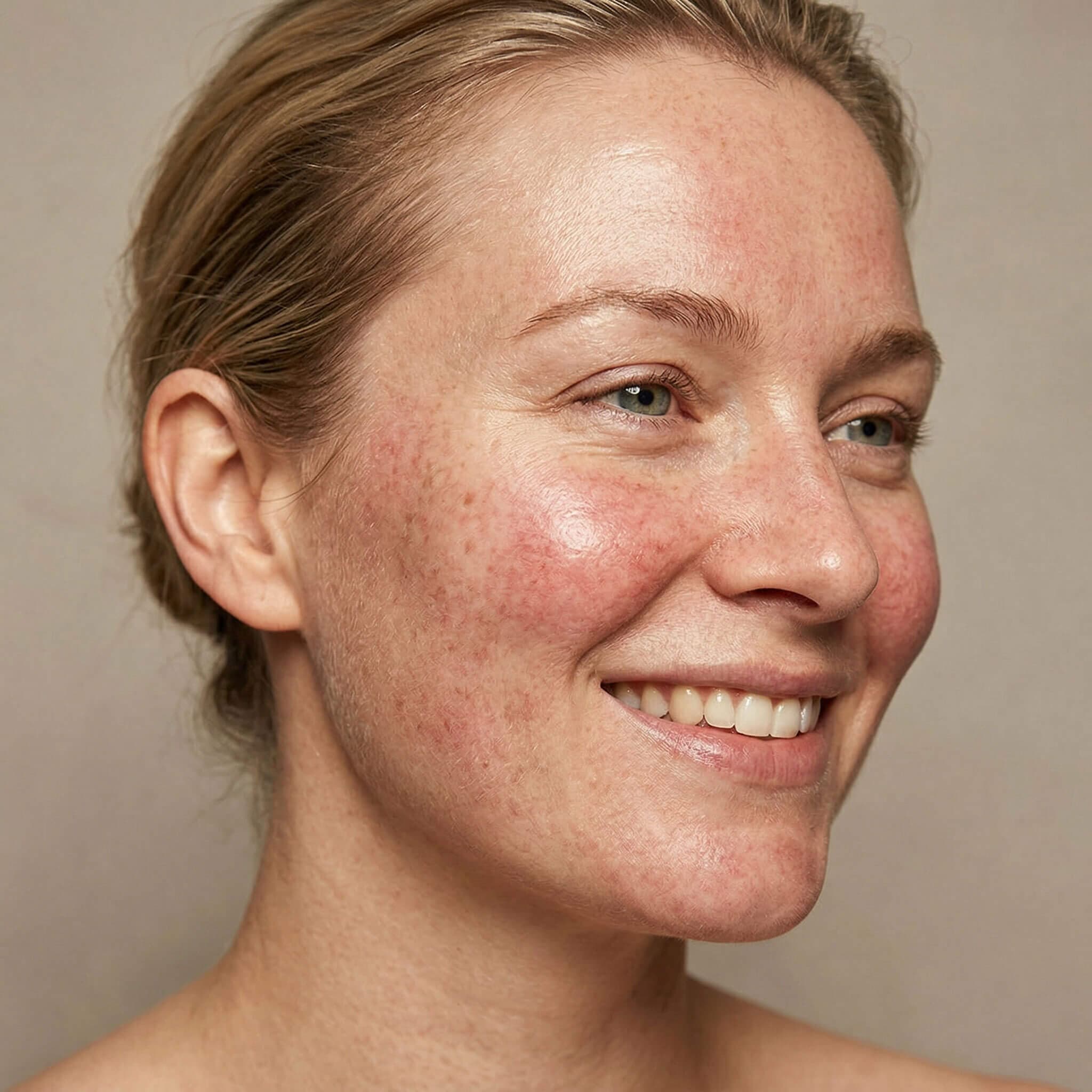 Rosacea and redness — skin example